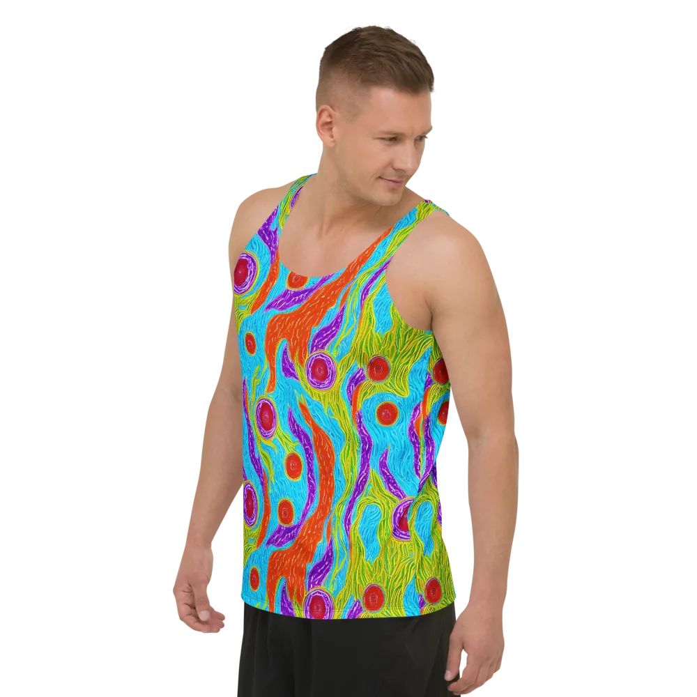 Chromatic Harvest on Men's Tank Top — Left Front