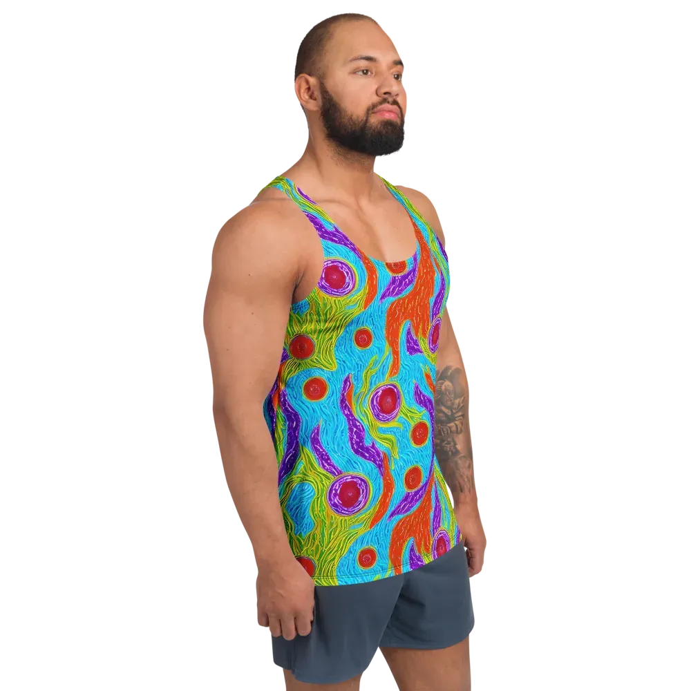 Chromatic Harvest on Men's Tank Top — Right Front