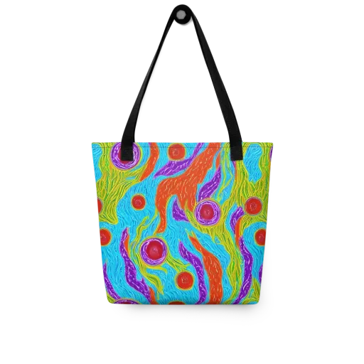 Chromatic Harvest on a Tote Bag