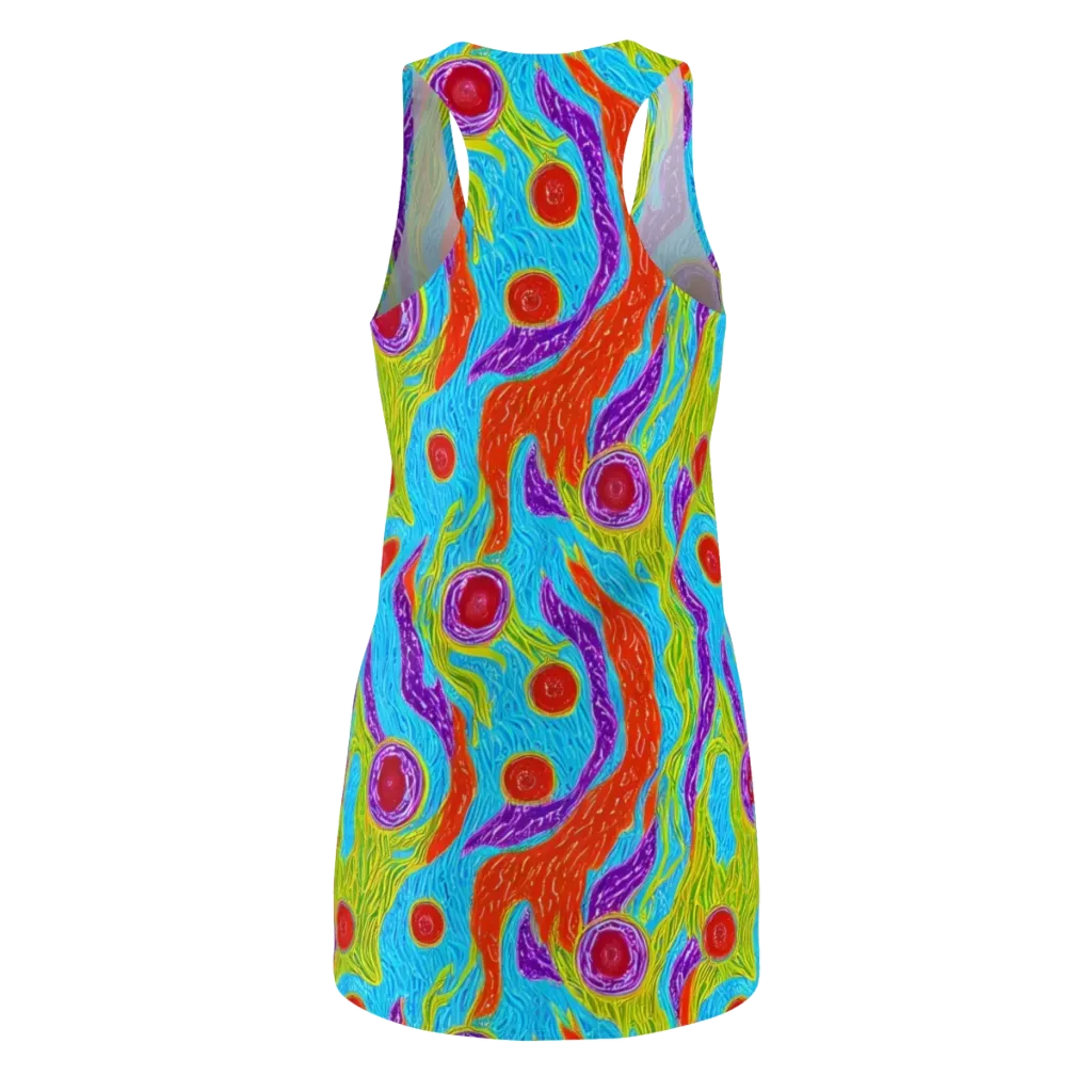 Chromatic Harvest on Racerback Dress — Back