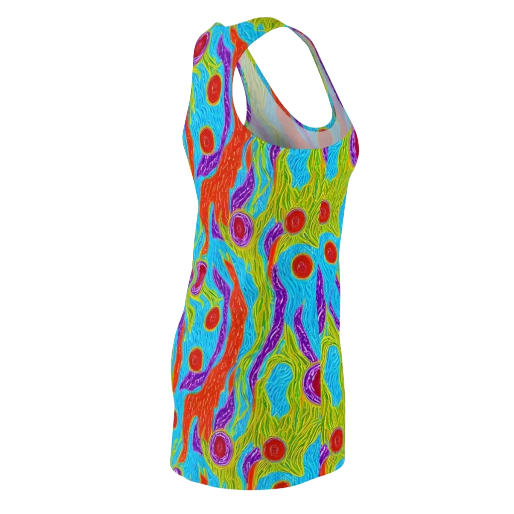 Chromatic Harvest on Racerback Dress — Back Side