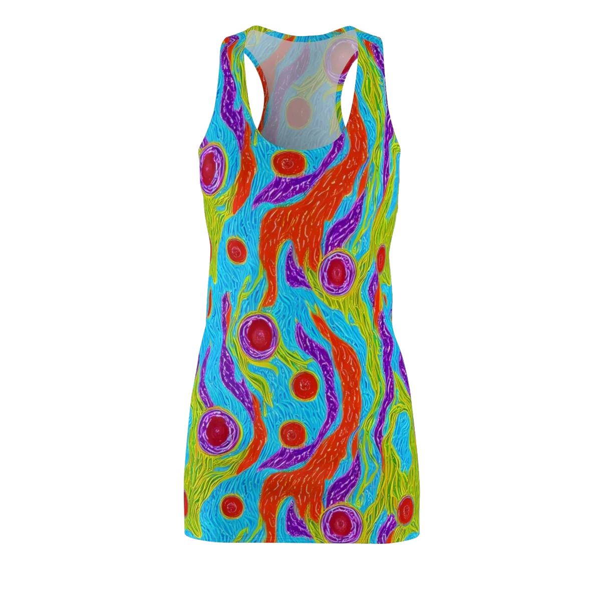 Chromatic Harvest on Racerback Dress — Front