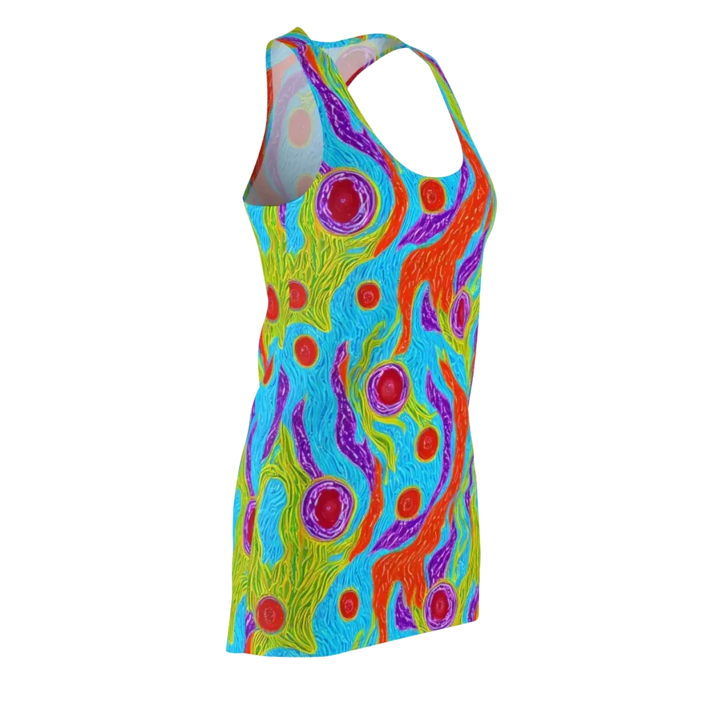 Chromatic Harvest on Racerback Dress — Front Side