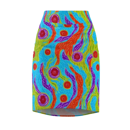 Chromatic Harvest on a Pencil Skirt
