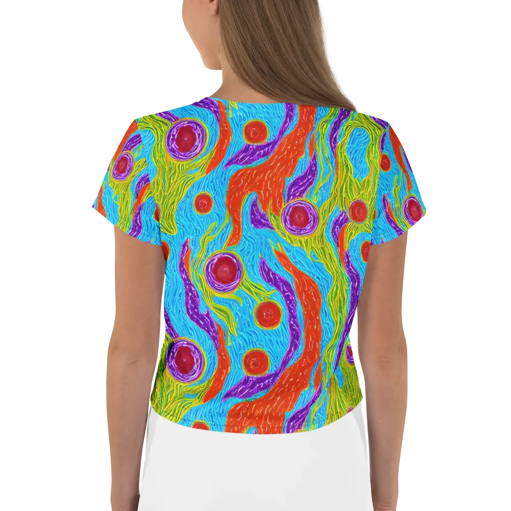 Chromatic Harvest on Crop Tee — Back