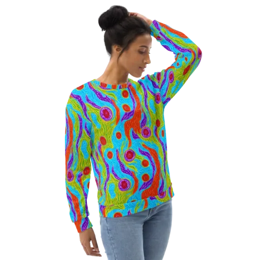 Chromatic Harvest on a Sweatshirt