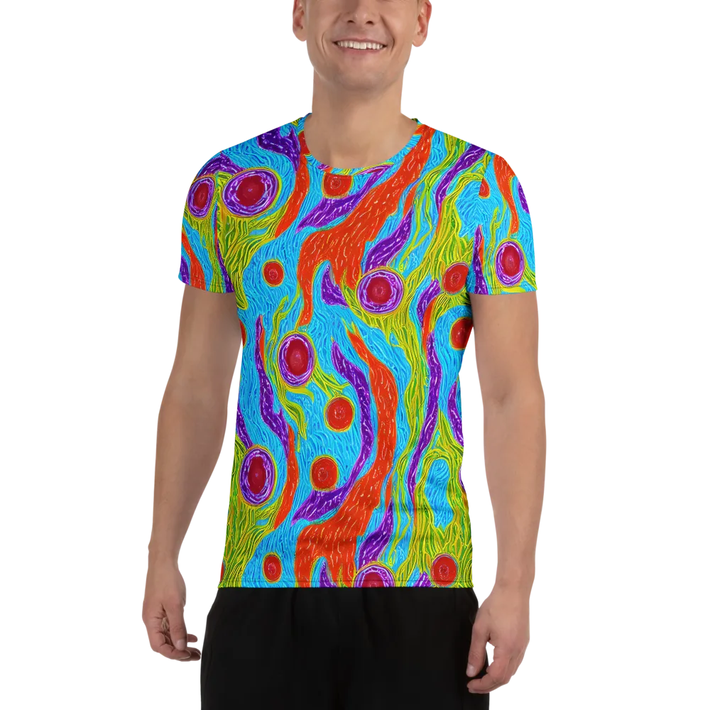 Chromatic Harvest on Men's Athletic T-Shirt — Front