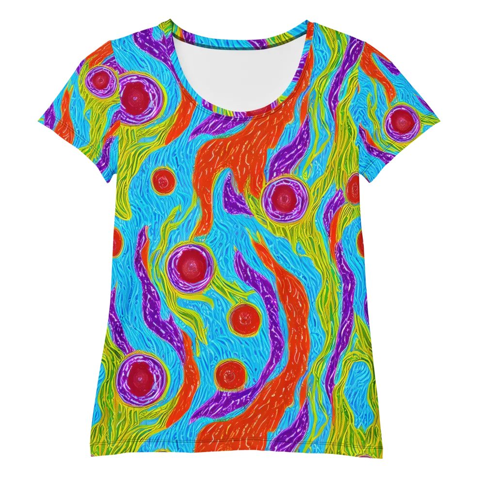 Chromatic Harvest on Women's Athletic T-Shirt — Front