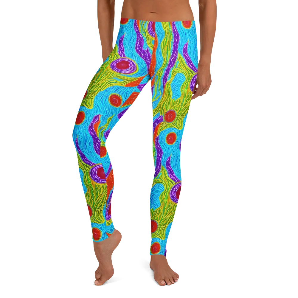 Chromatic Harvest on Leggings — Front