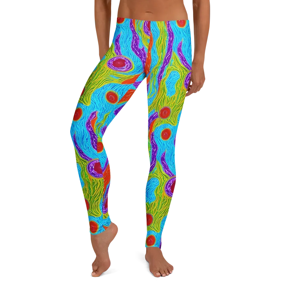 Chromatic Harvest on Leggings — Front
