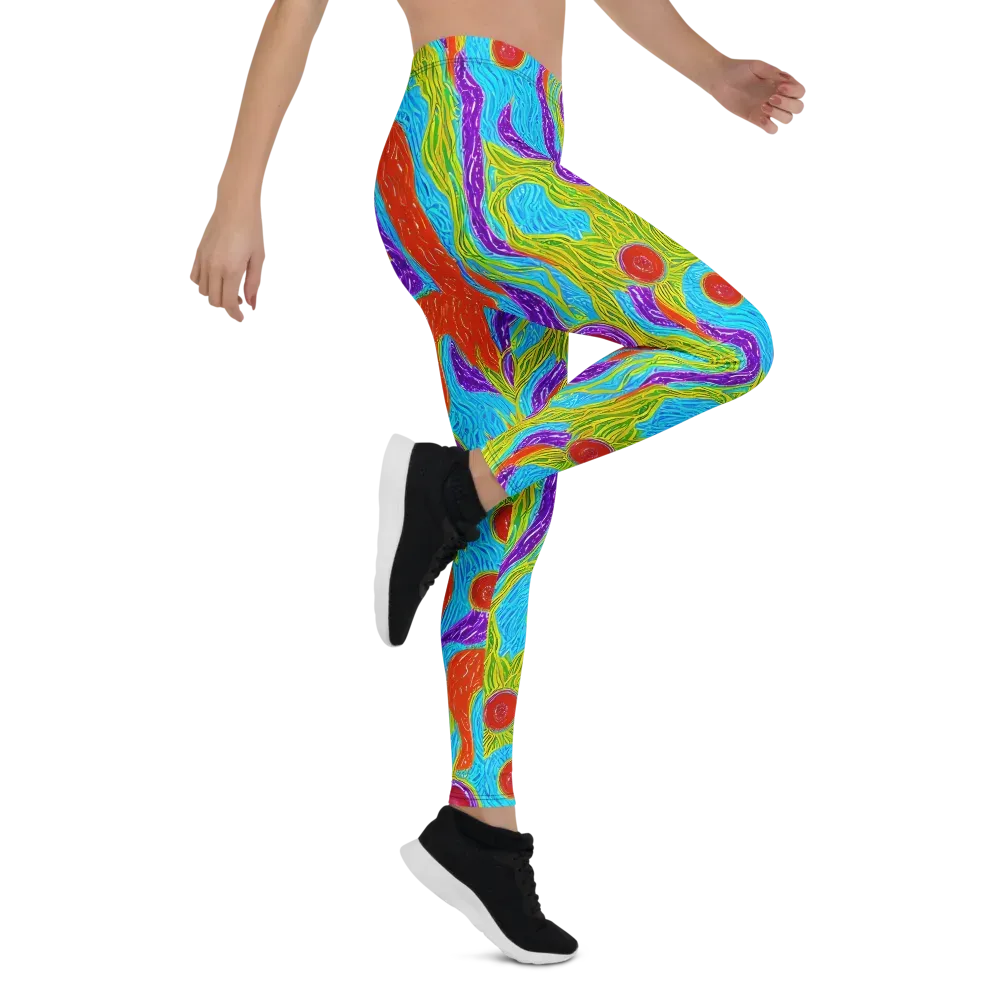 Chromatic Harvest on Leggings — Right