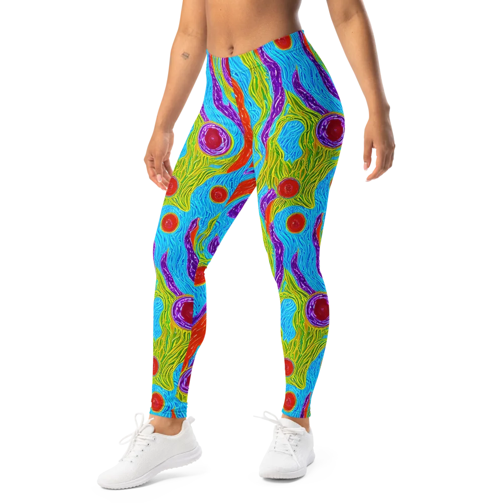 Chromatic Harvest on Leggings — Left Front