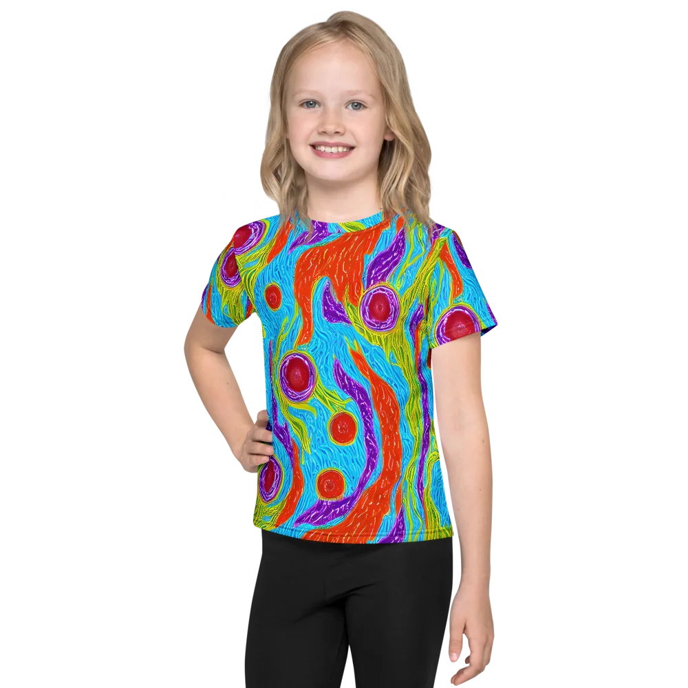 Chromatic Harvest on Kids Crew Neck T-Shirt — Front