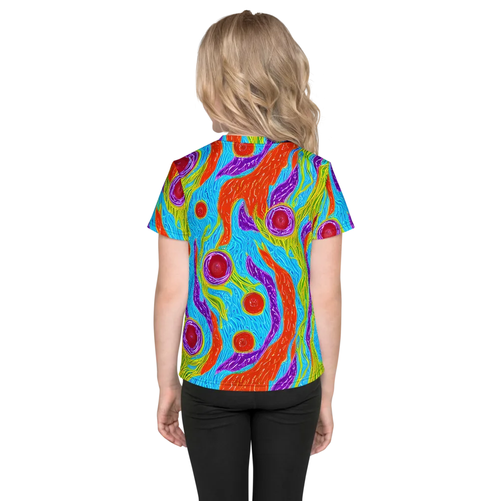 Chromatic Harvest on Kids Crew Neck T-Shirt — Back