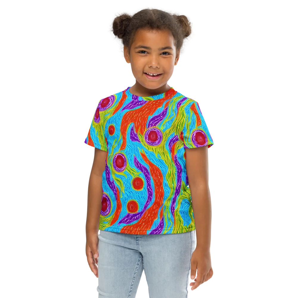 Chromatic Harvest on Kids Crew Neck T-Shirt — Front