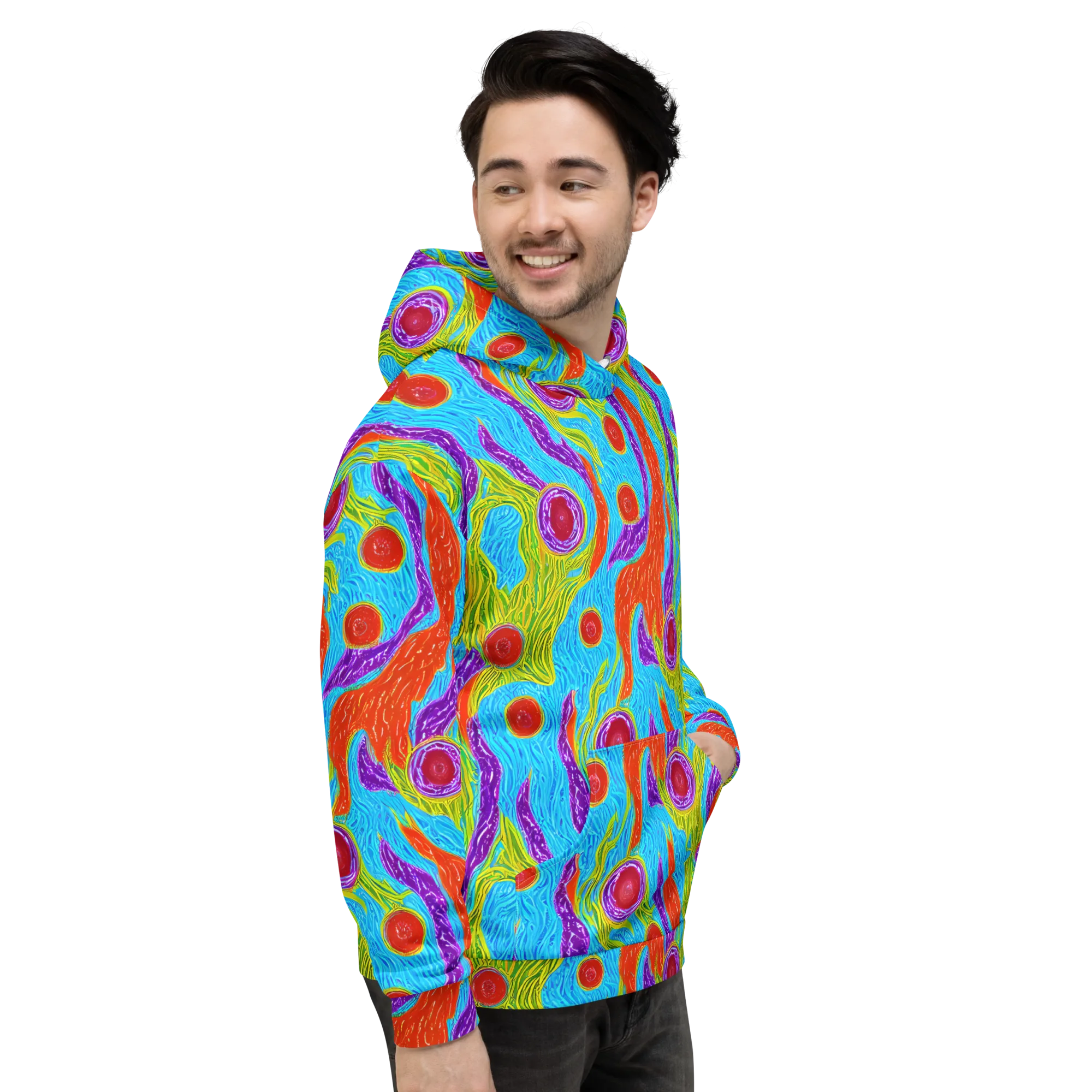 Chromatic Harvest on Hoodie — Right