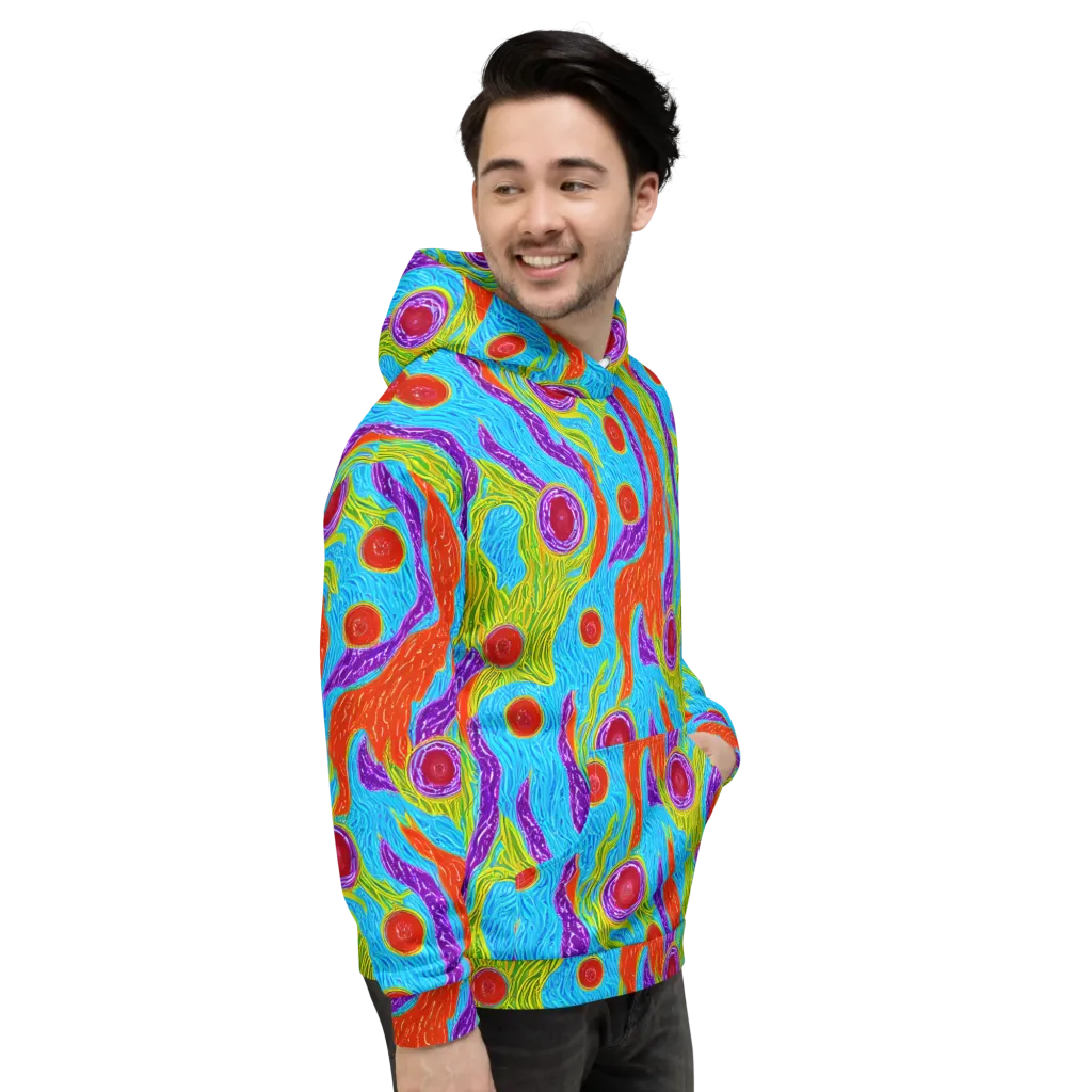 Chromatic Harvest on Hoodie — Right