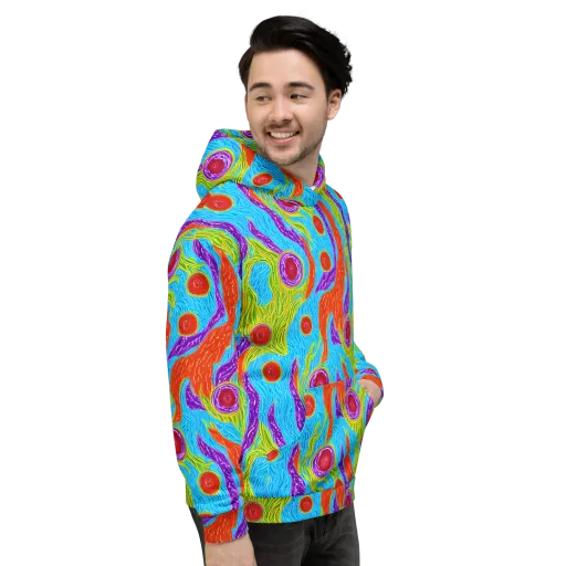 Chromatic Harvest on a Hoodie