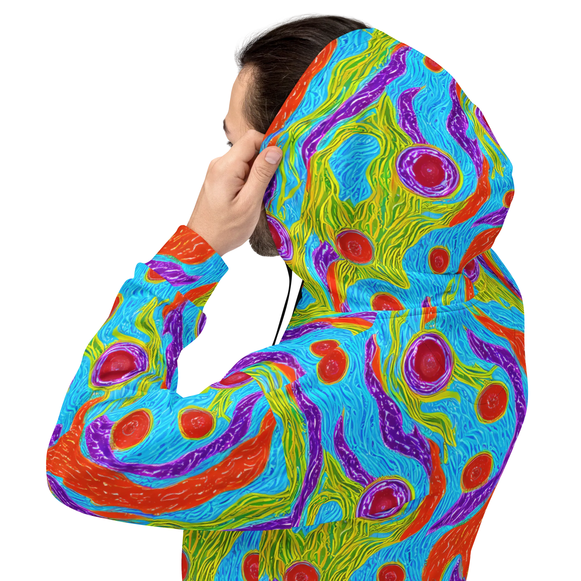 Chromatic Harvest on Hoodie — Back