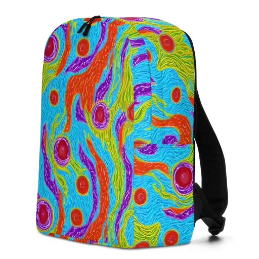 Chromatic Harvest on a Minimalist Backpack