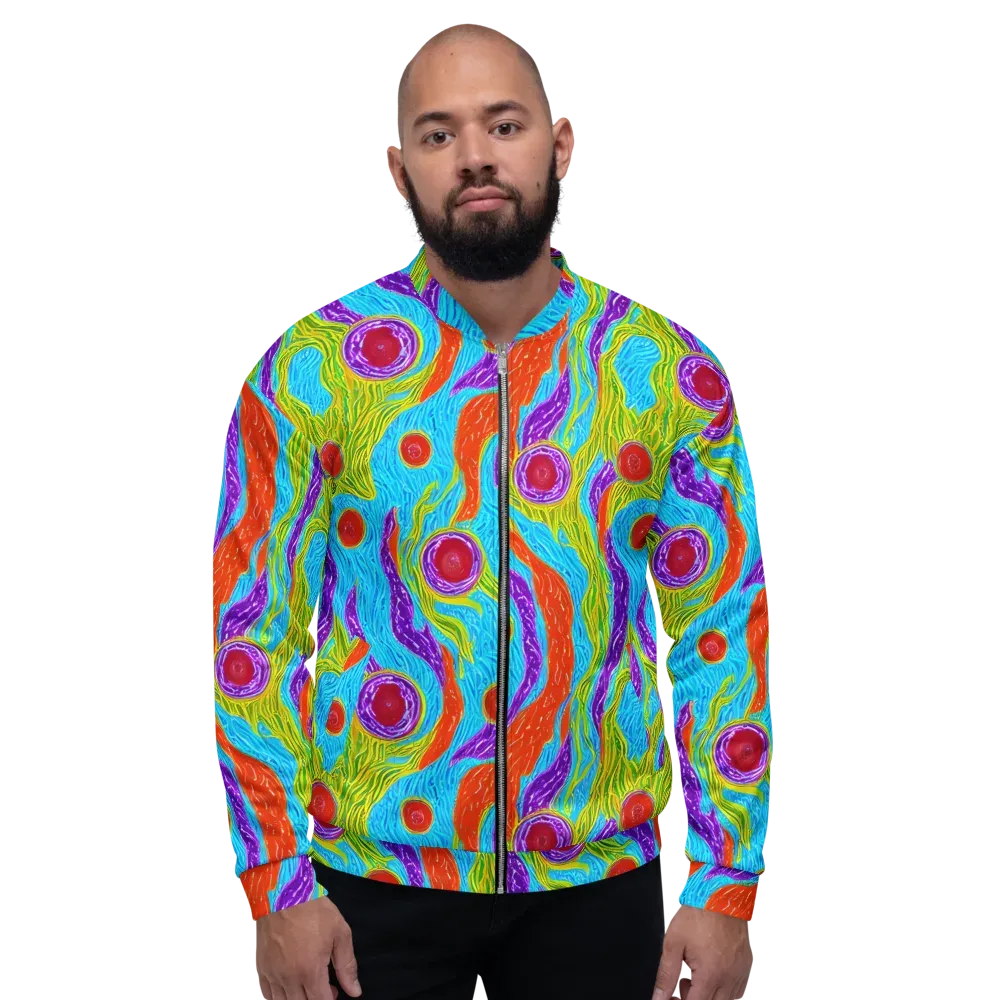 Chromatic Harvest on Bomber Jacket — Front