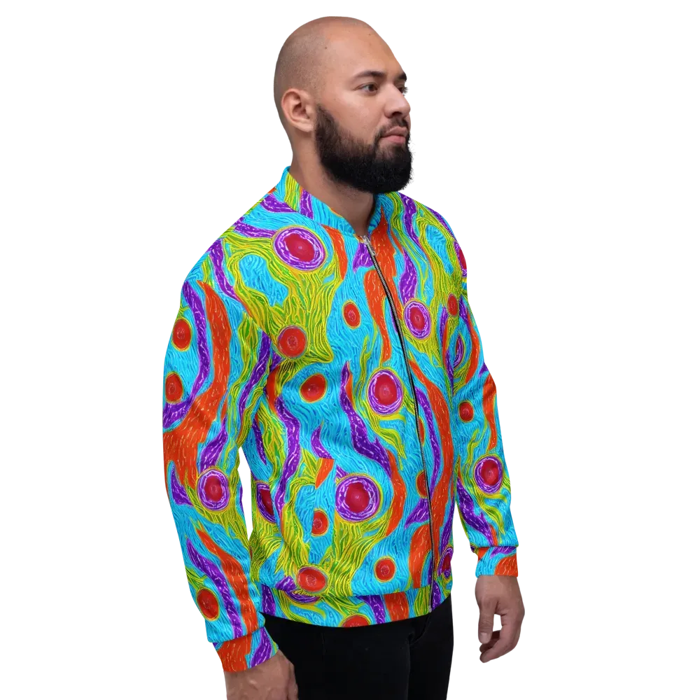 Chromatic Harvest on Bomber Jacket — Right