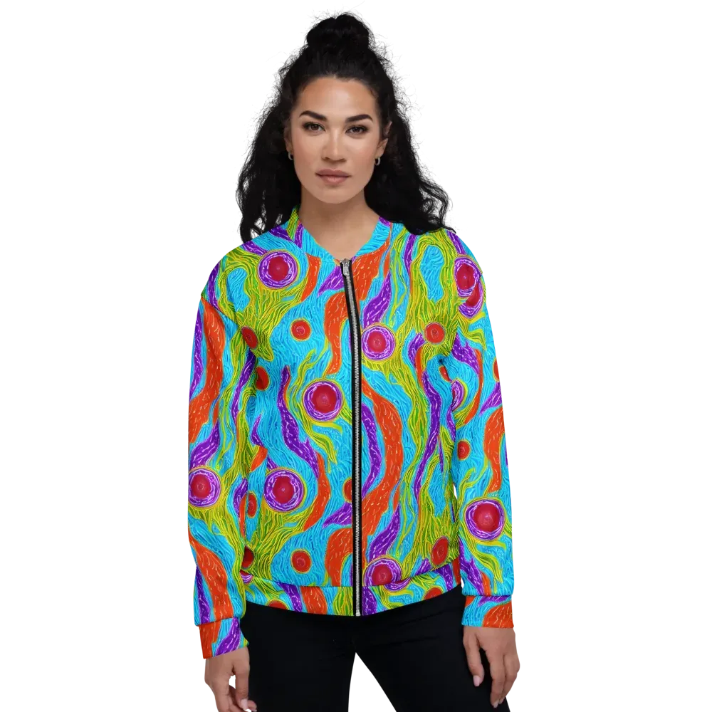 Chromatic Harvest on Bomber Jacket — Front