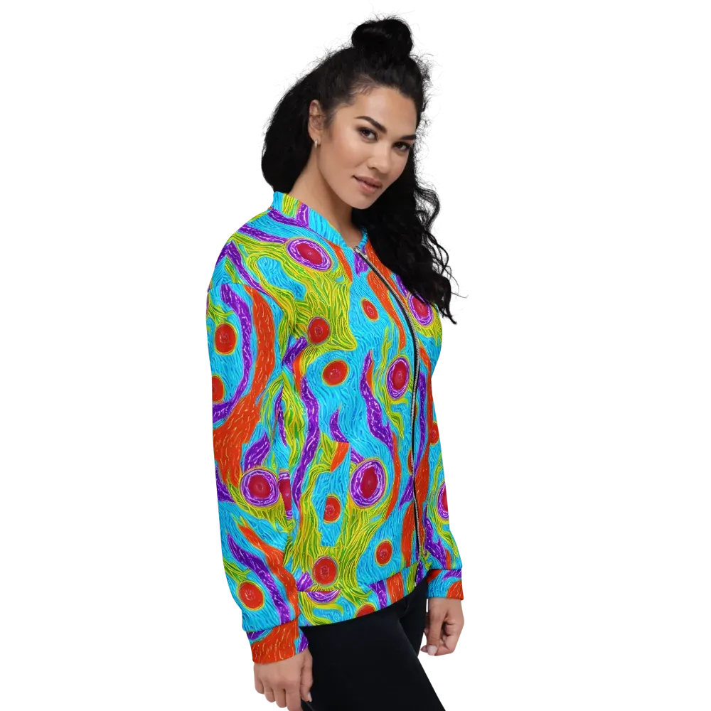 Chromatic Harvest on Bomber Jacket — Right