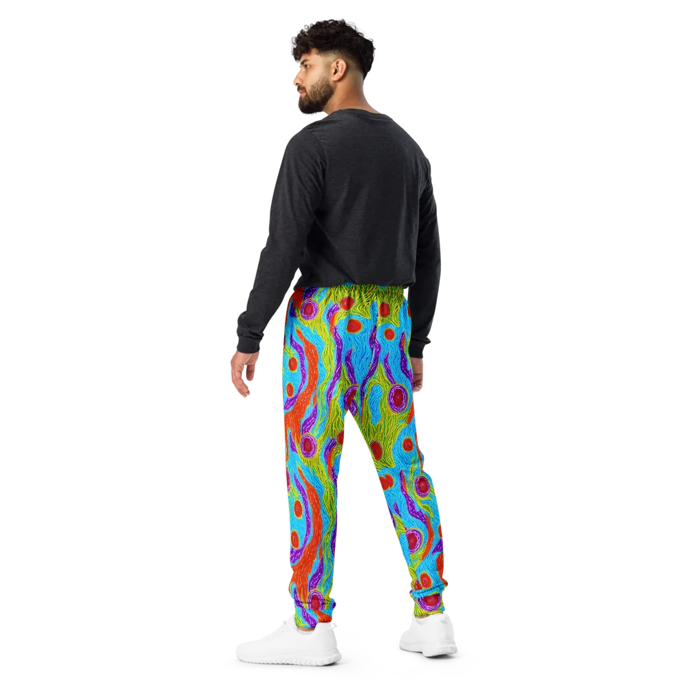 Chromatic Harvest on Men's Joggers — Back