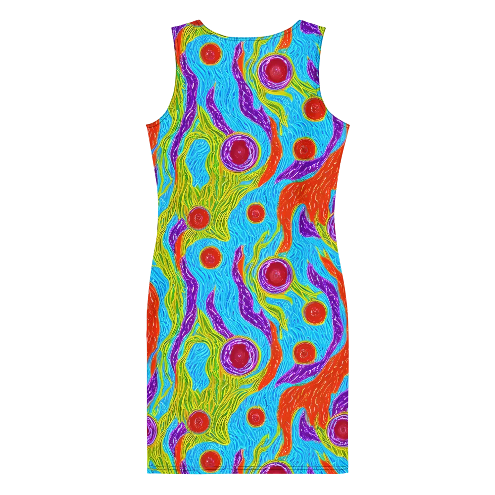 Chromatic Harvest on Bodycon Dress — Back