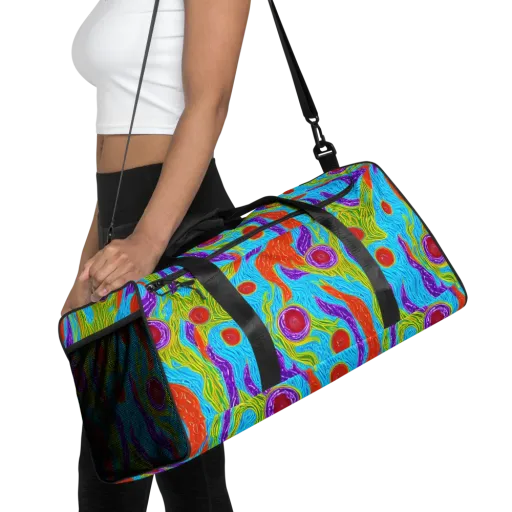 Chromatic Harvest on a Duffle Bag