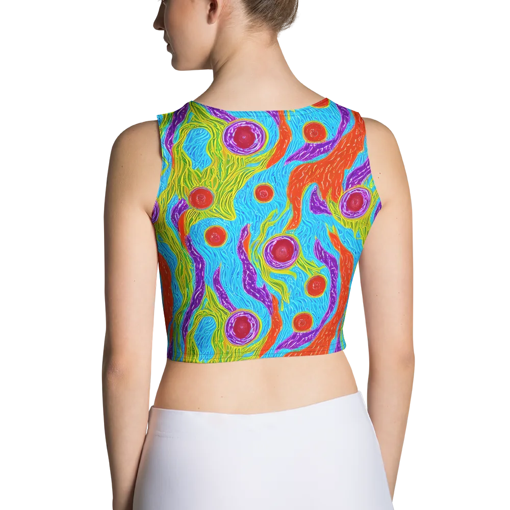 Chromatic Harvest on Crop Top — Back
