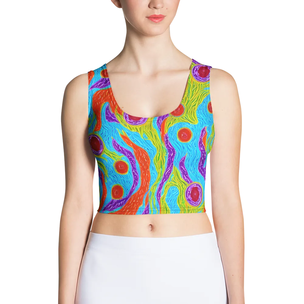 Chromatic Harvest on Crop Top — Front