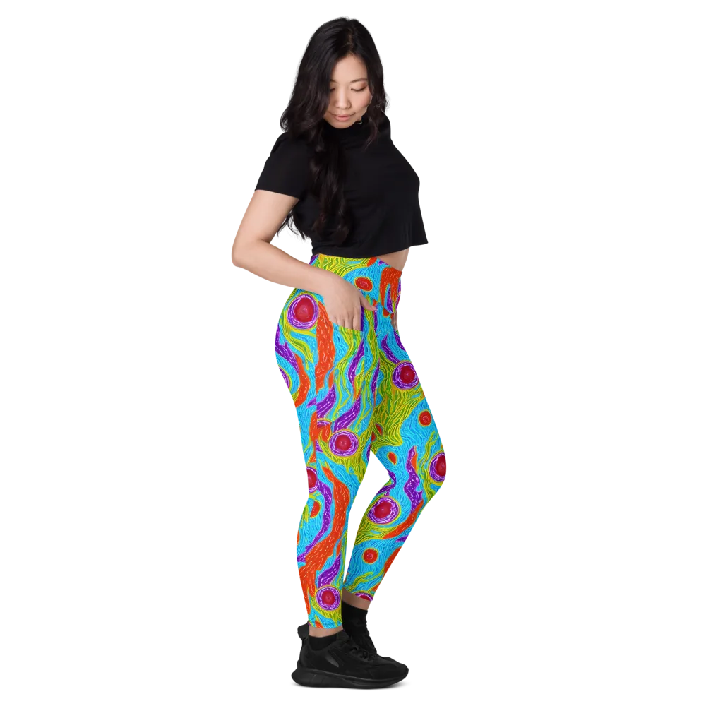 Chromatic Harvest on Leggings with Pockets — Right