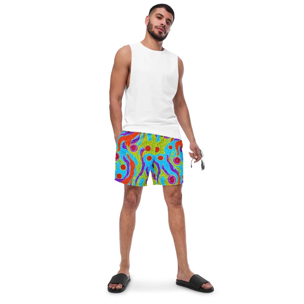 Chromatic Harvest on Swim Trunks — Front