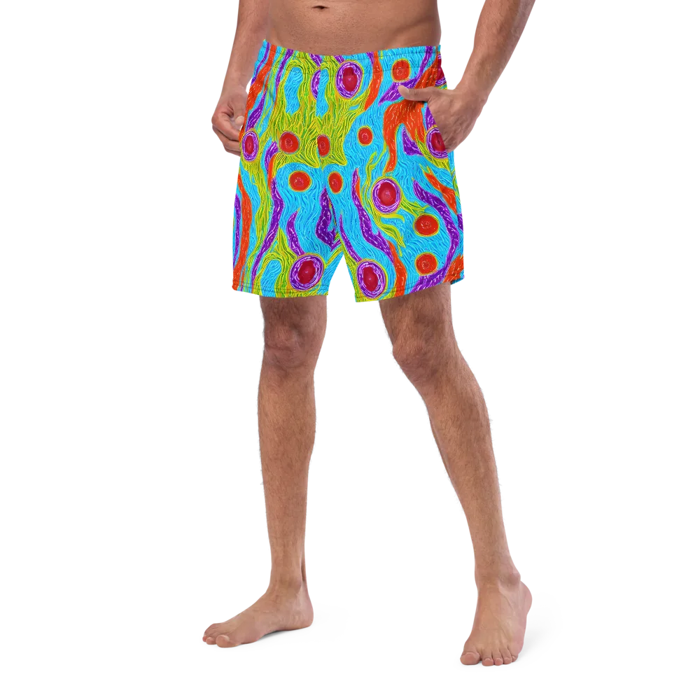 Chromatic Harvest on Swim Trunks — Left Front