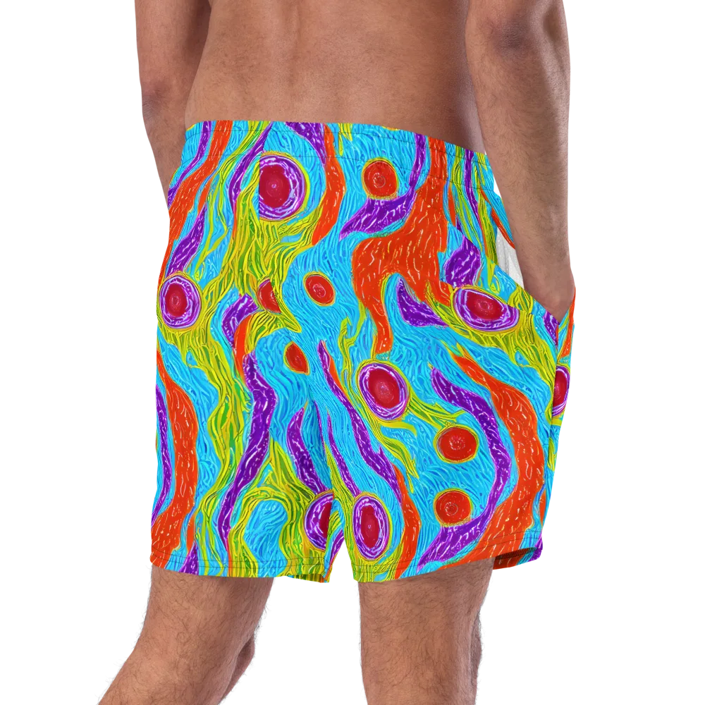 Chromatic Harvest on Swim Trunks — Right Back