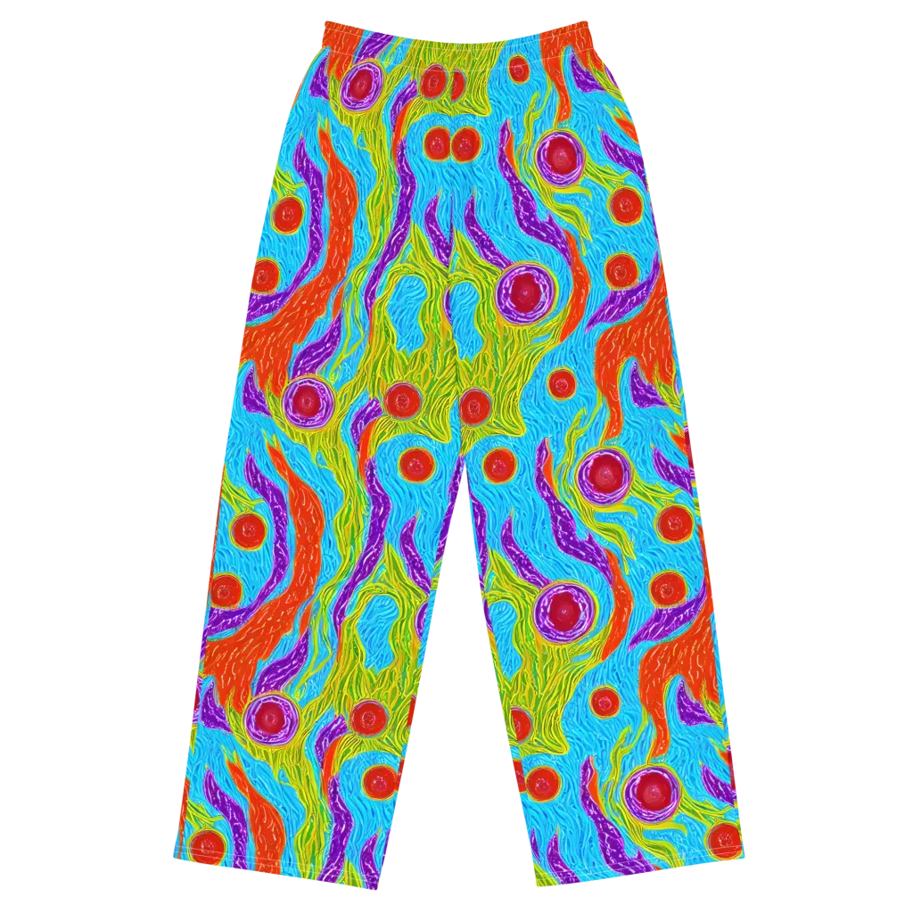 Chromatic Harvest on Wide-Leg Pants — Front