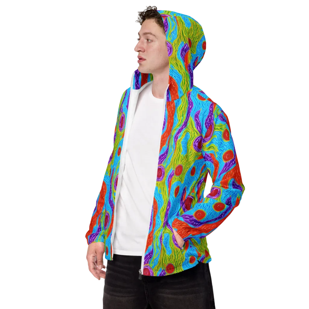 Chromatic Harvest on Men's Windbreaker — Left Front