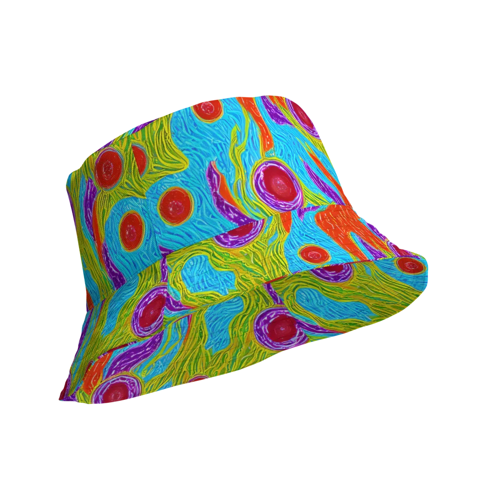 Chromatic Harvest on Reversible Bucket Hat — Product details Outside