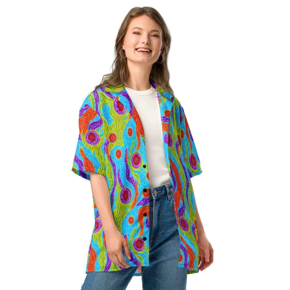 Chromatic Harvest on Button Shirt — Front
