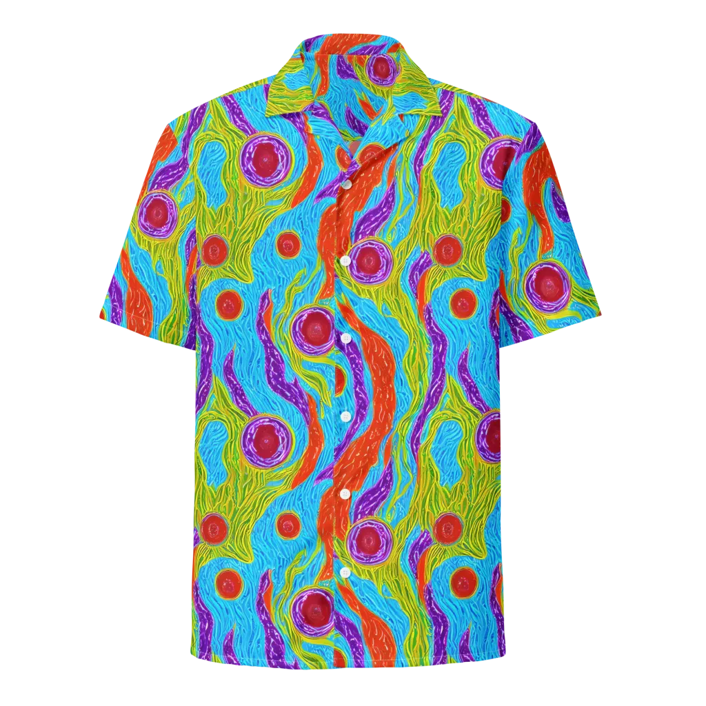 Chromatic Harvest on Button Shirt — Front