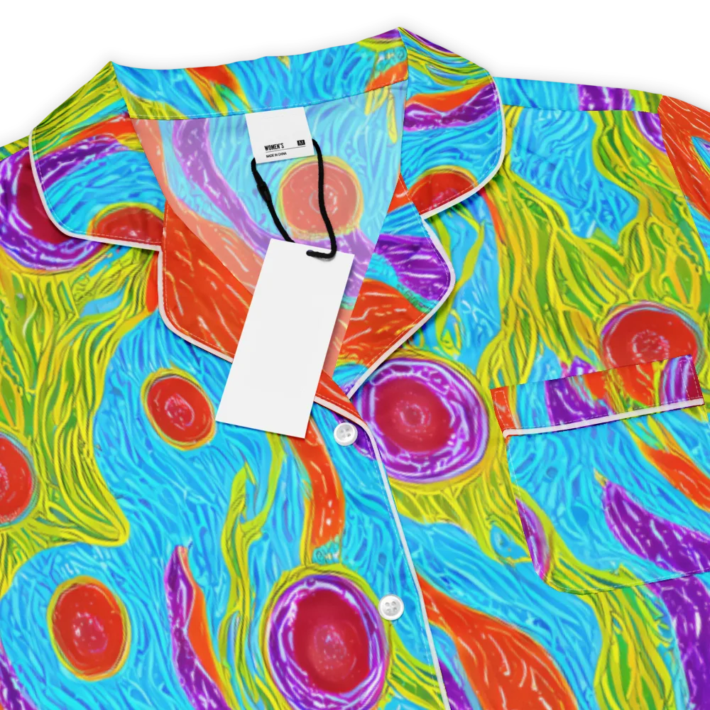 Chromatic Harvest on Women's Short Sleeve Pajama Top — Product details