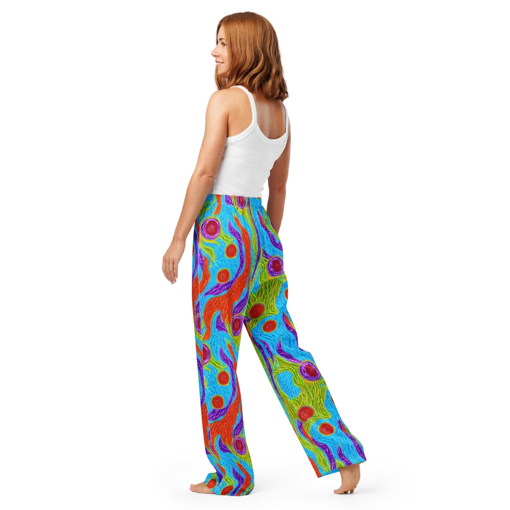 Chromatic Harvest on Women's Pajama Pants — Back