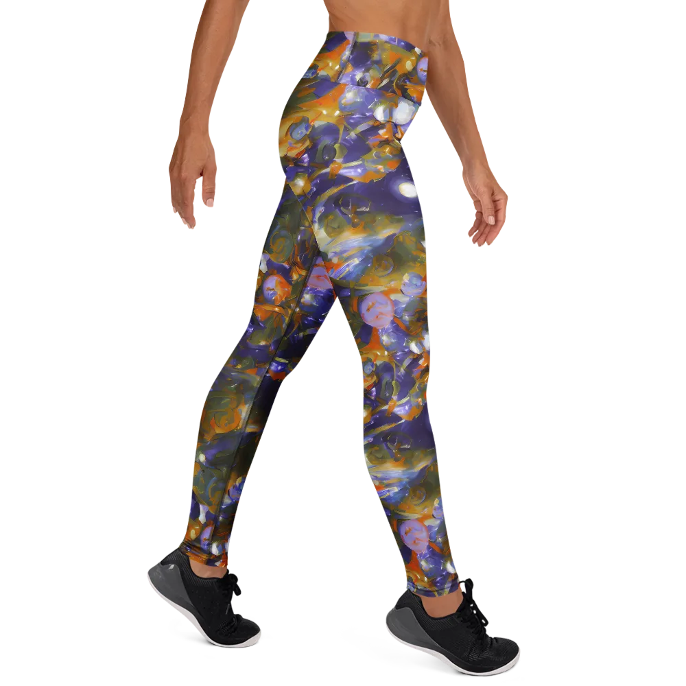 Electric Alchemy on Yoga Leggings — Right