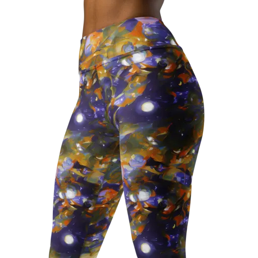 Electric Alchemy on a Yoga Leggings