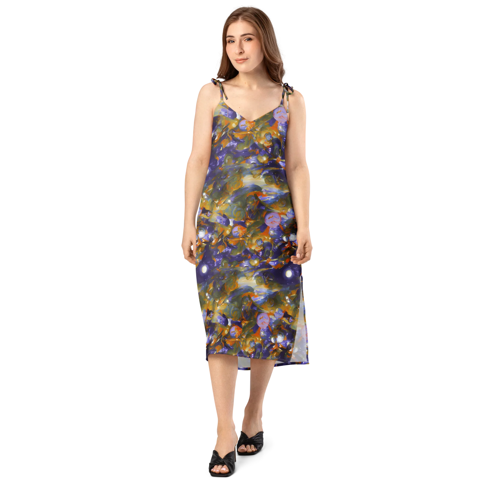 Electric Alchemy on Slip Dress — Front