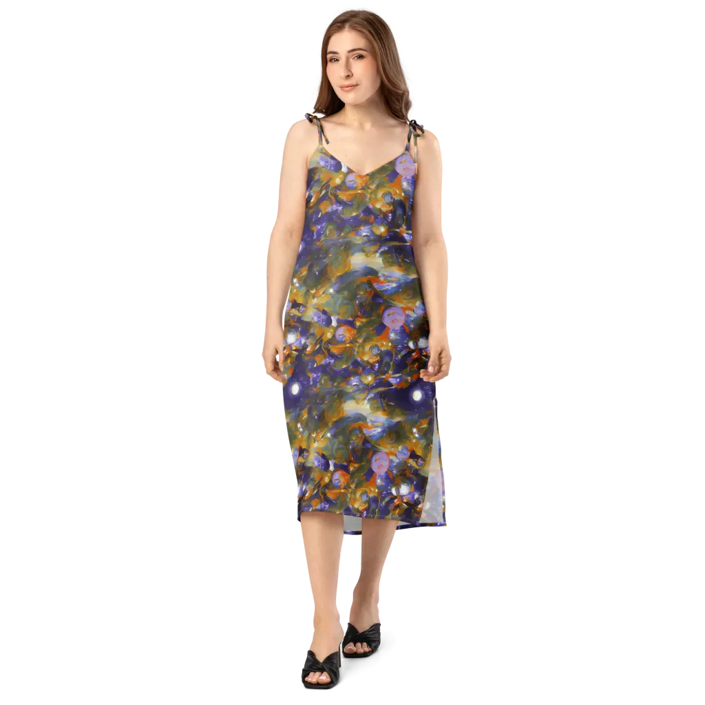 Electric Alchemy on Slip Dress — Front