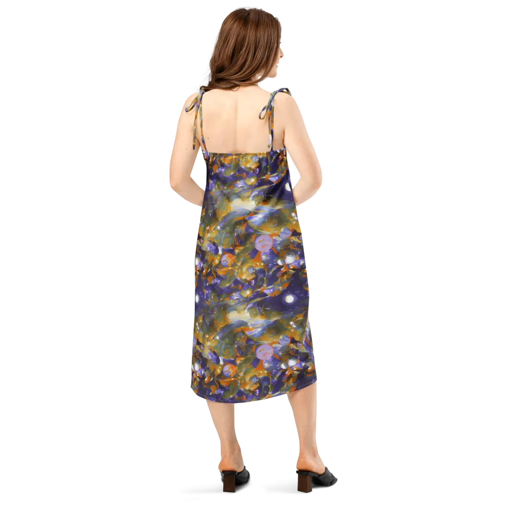 Electric Alchemy on Slip Dress — Back