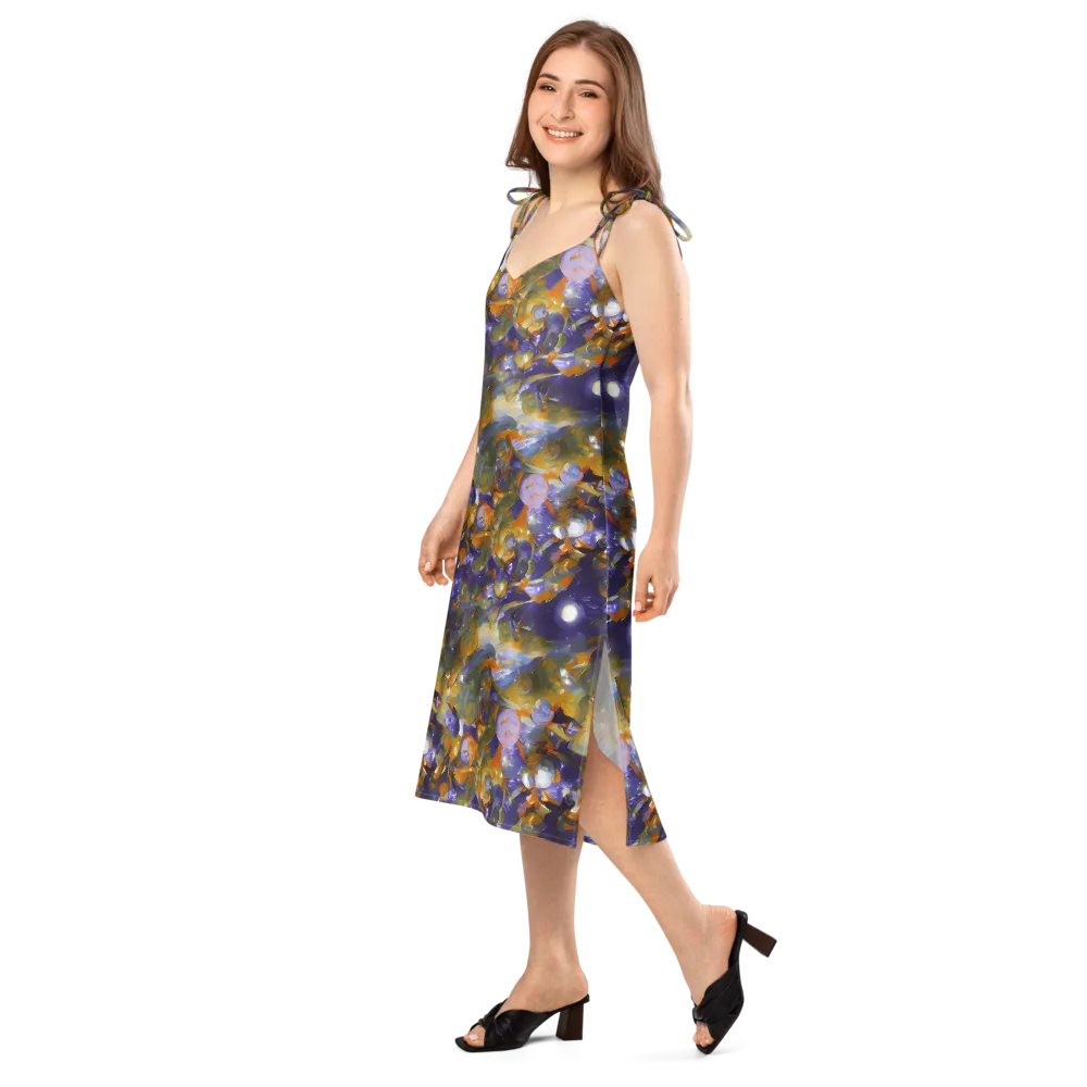 Electric Alchemy on Slip Dress — Left Front